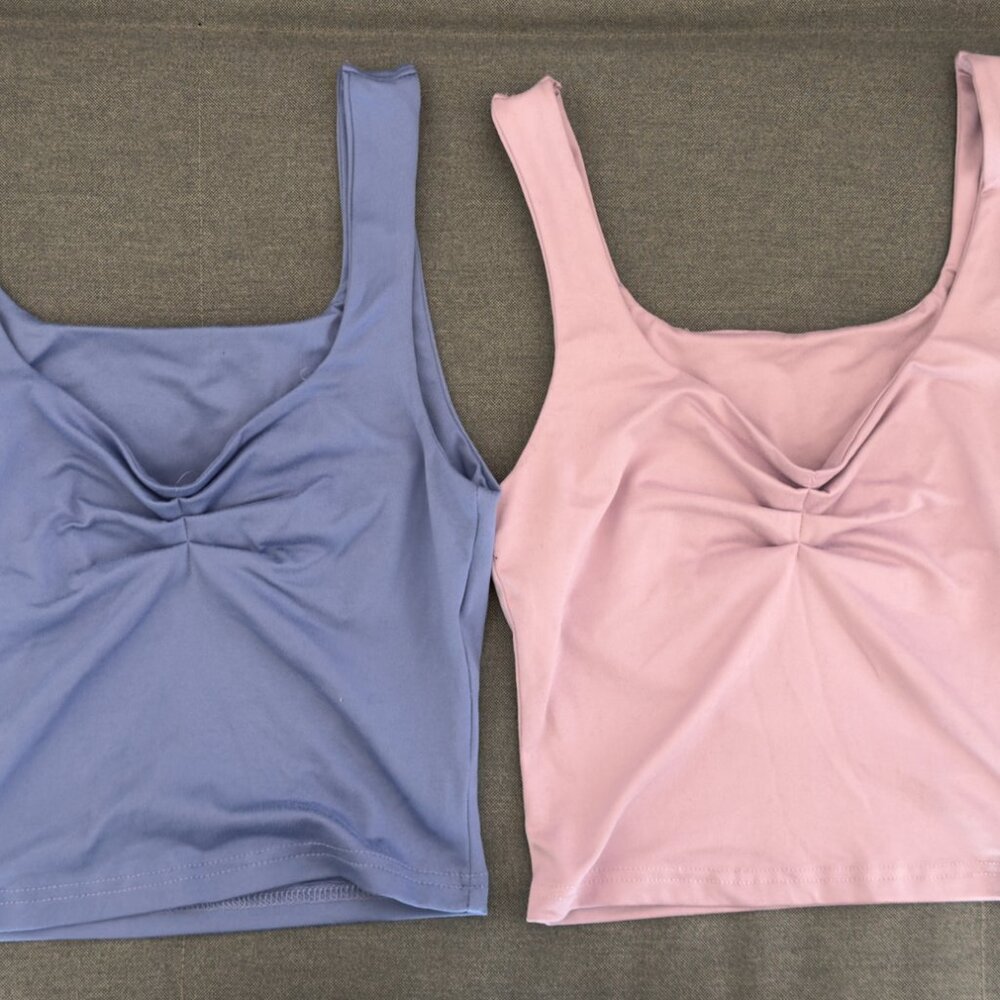 Duo Casual Lilac/Blue and Pink/Purple top set - Picture 1 of 2